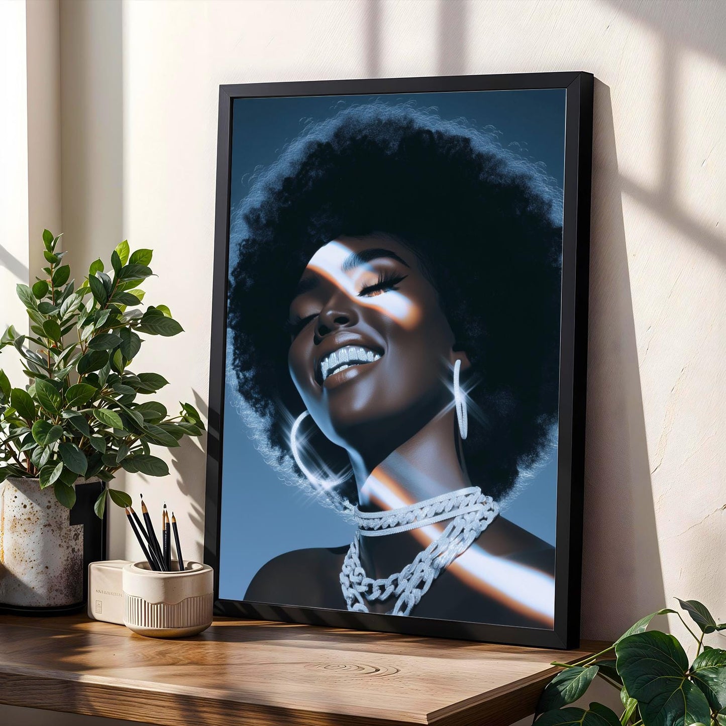 Radiant Smile Wall Art Print