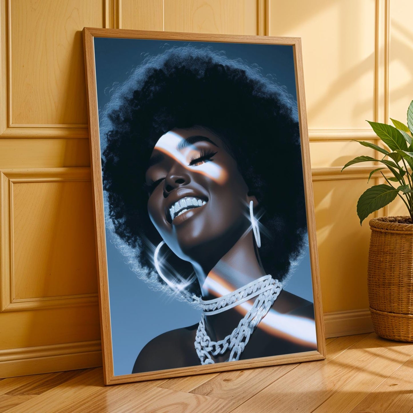 Radiant Smile Wall Art Print