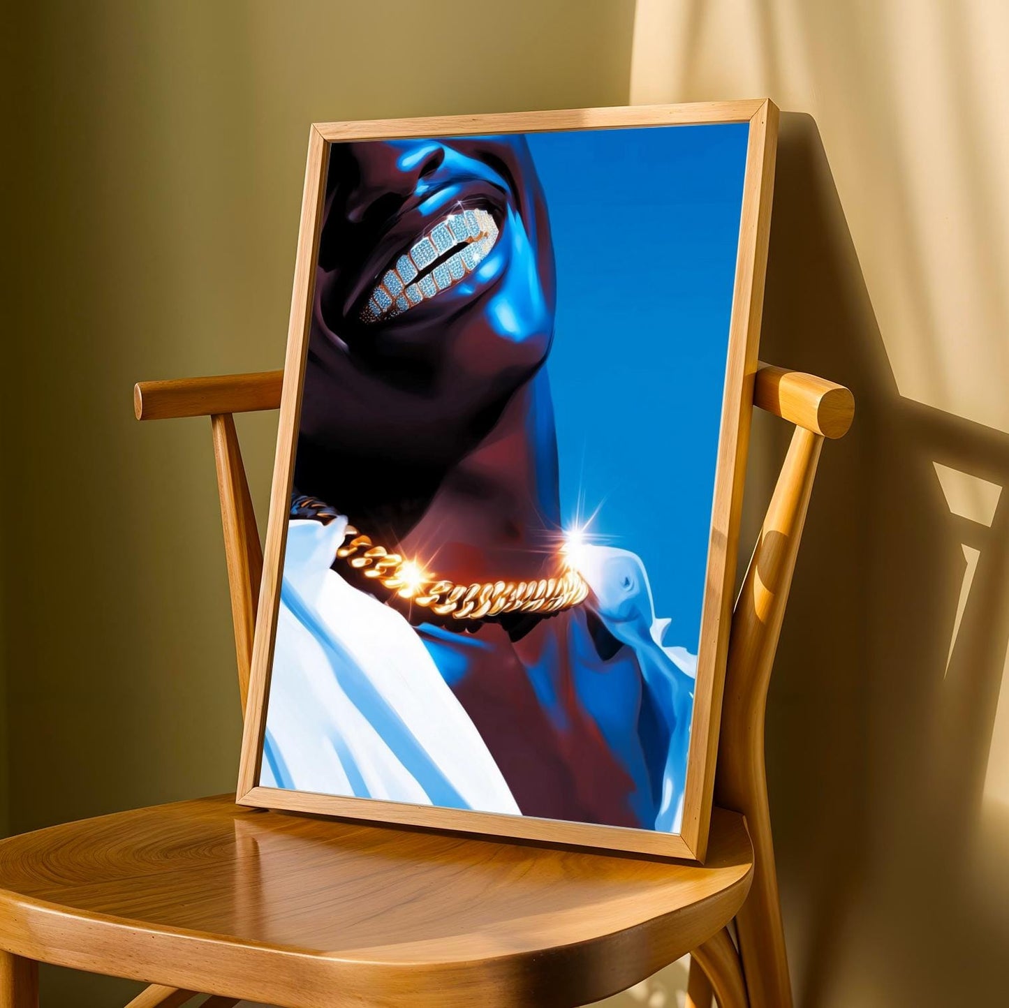 Diamond Grillz Wall Art Print