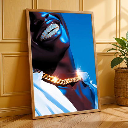 Diamond Grillz Wall Art Print