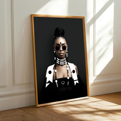 Bold Statement - Modern Afrocentric Wall Art Ptint