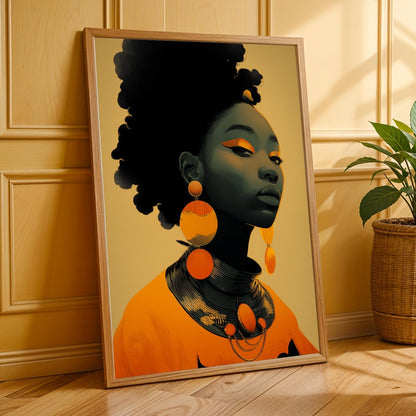 Grace Defined - Elegant Woman Wall Art Print