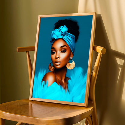 Grace Defined - Elegant Woman Wall Art Print