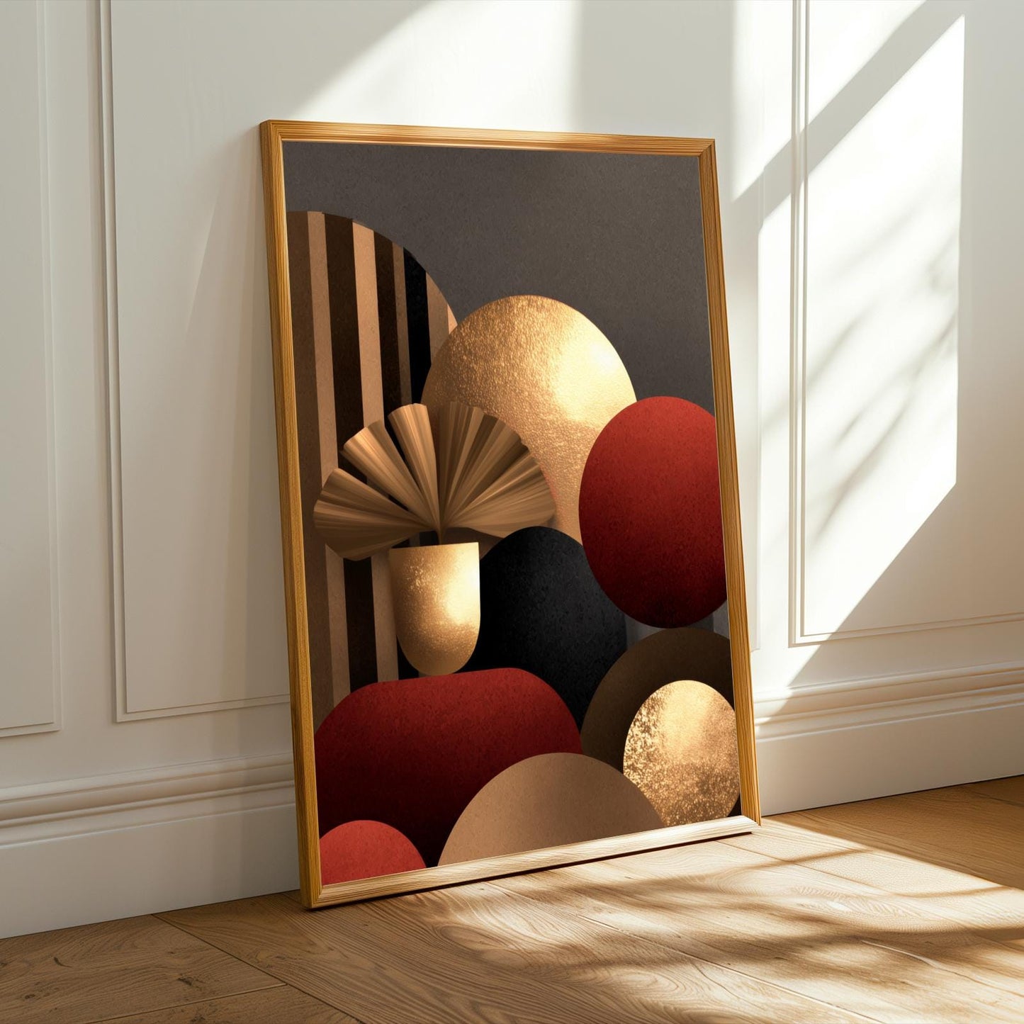 Abstract Geometric Wall Art Print