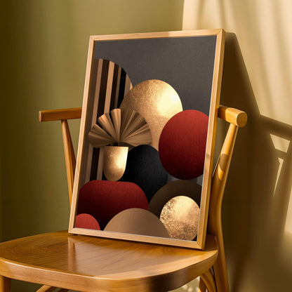 Abstract Geometric Wall Art Print