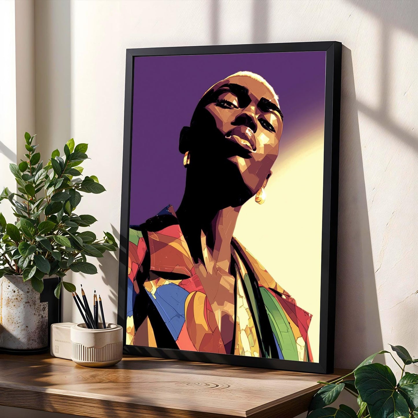 Bold Statement - Modern Afrocentric Wall Art Print
