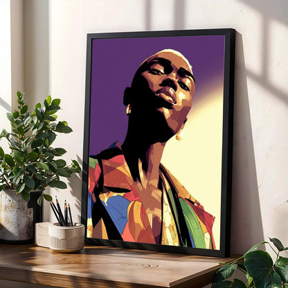 Bold Statement - Modern Afrocentric Wall Art Print
