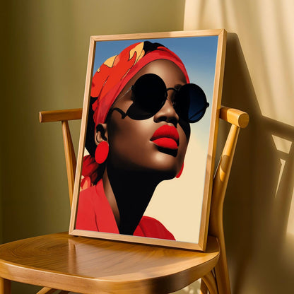 Grace Defined - Elegant Woman Wall Art Print