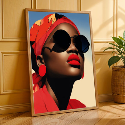 Grace Defined - Elegant Woman Wall Art Print