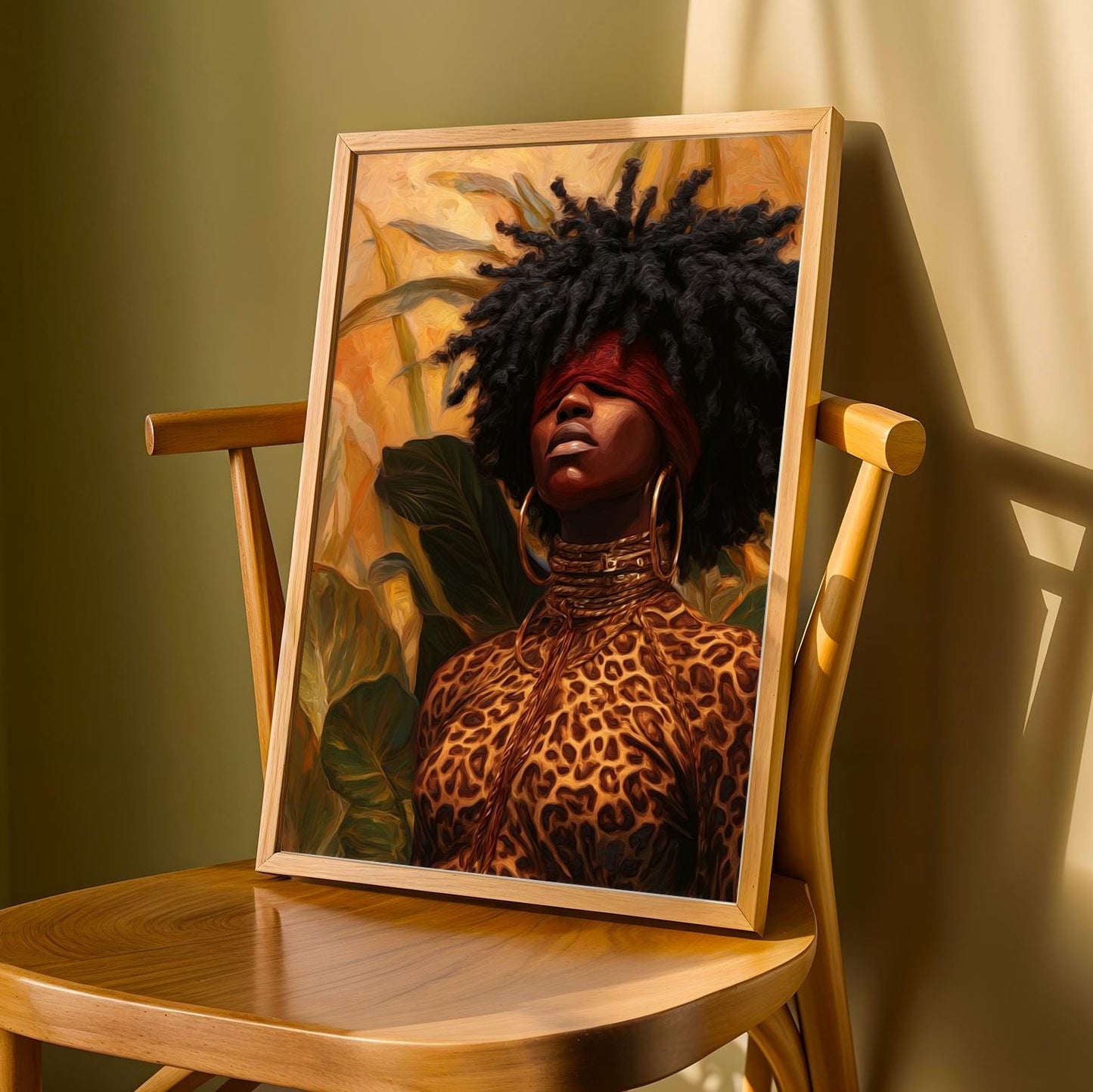 Grace Defined - Elegant Woman Portrait Wall Art Print