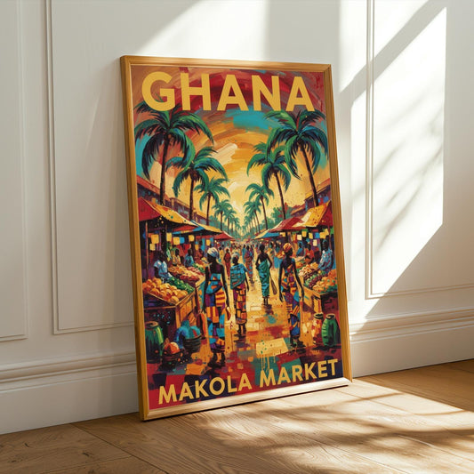 Makola Market Ghana Wall Art Print