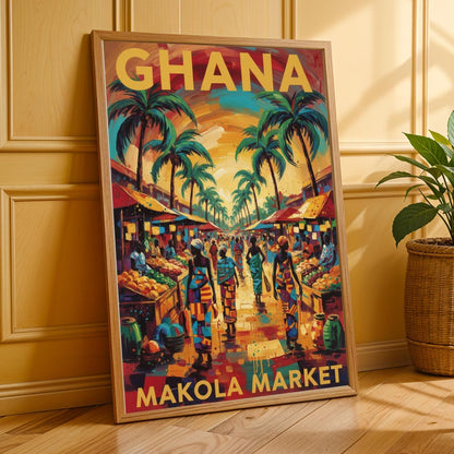 Makola Market Ghana Wall Art Print