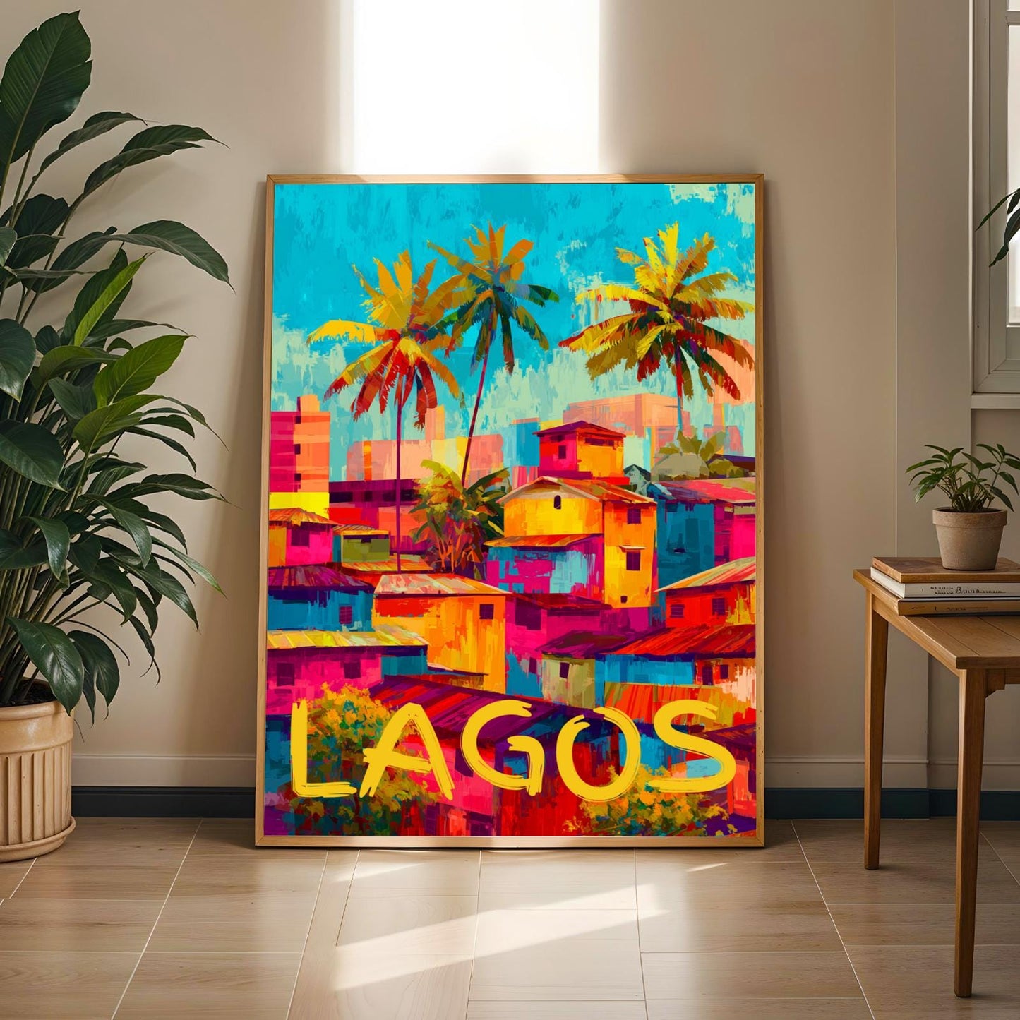 Lagos Cityscape Travel Wall Art Print