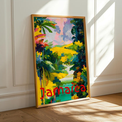Jamaican Landscape Travel Wall Art Print
