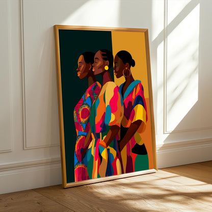 African Silhouette Print (Digital Download)