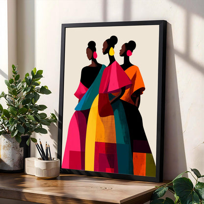 African Beauty Wall Art Print Soluna Soul
