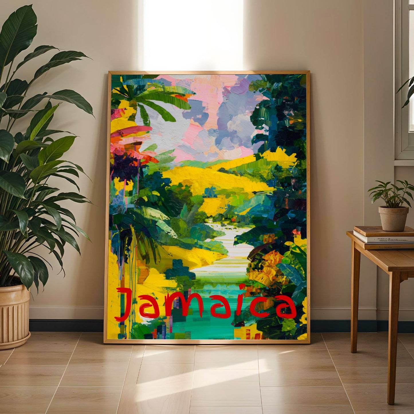 Jamaican Landscape Travel Wall Art Print