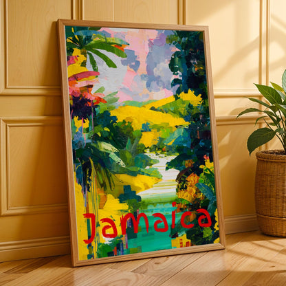 Jamaican Landscape Travel Wall Art Print