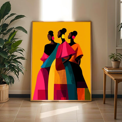African Beauty Wall Art Print