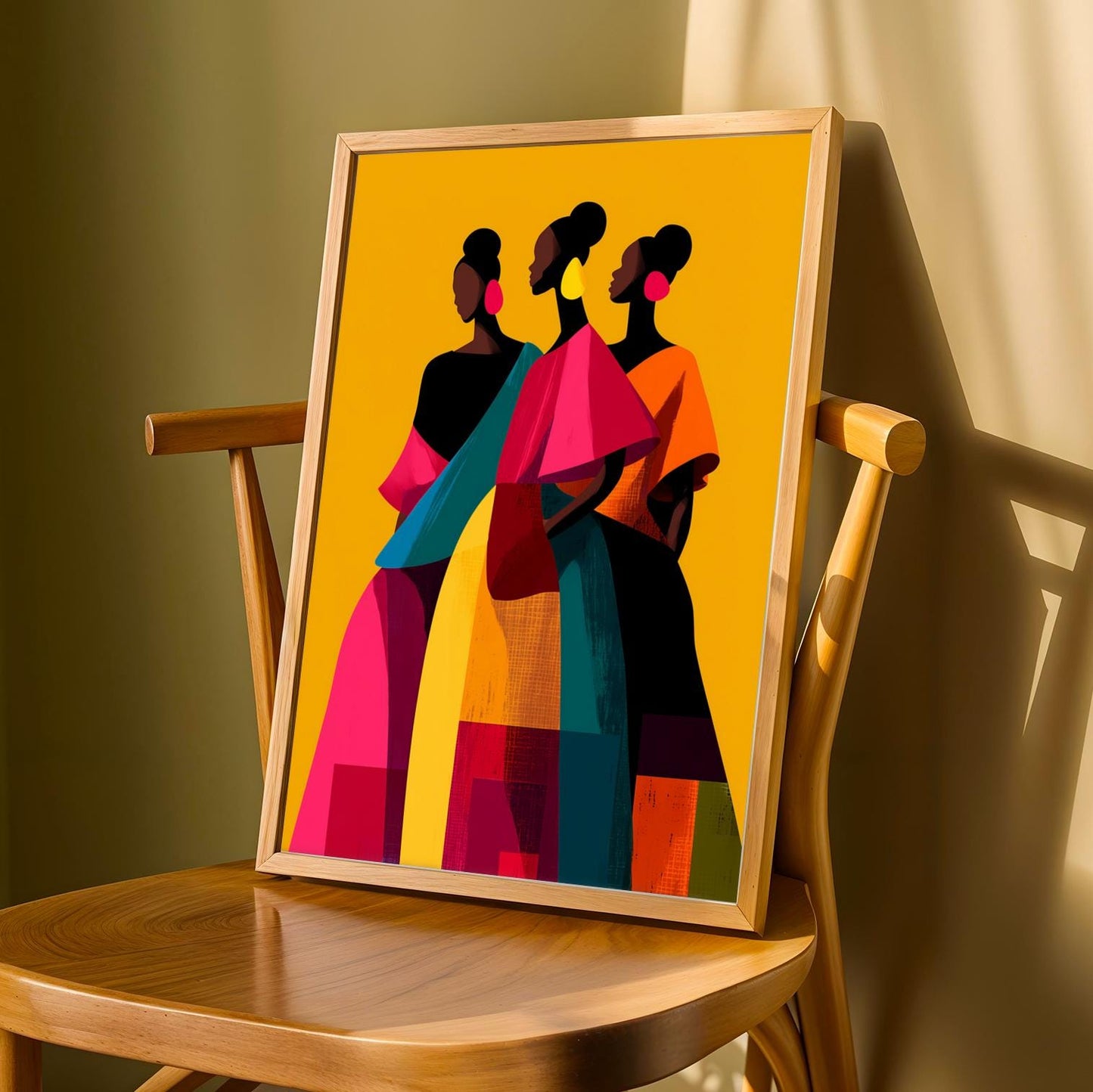 African Beauty Wall Art Print