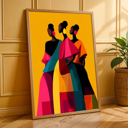 African Beauty Wall Art Print
