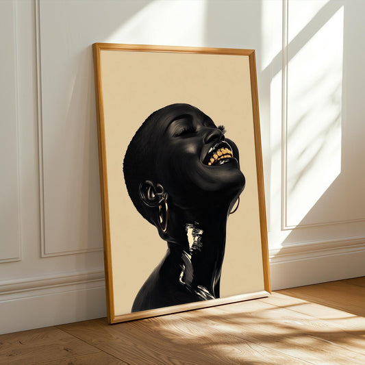 African Beauty Wall Art Print