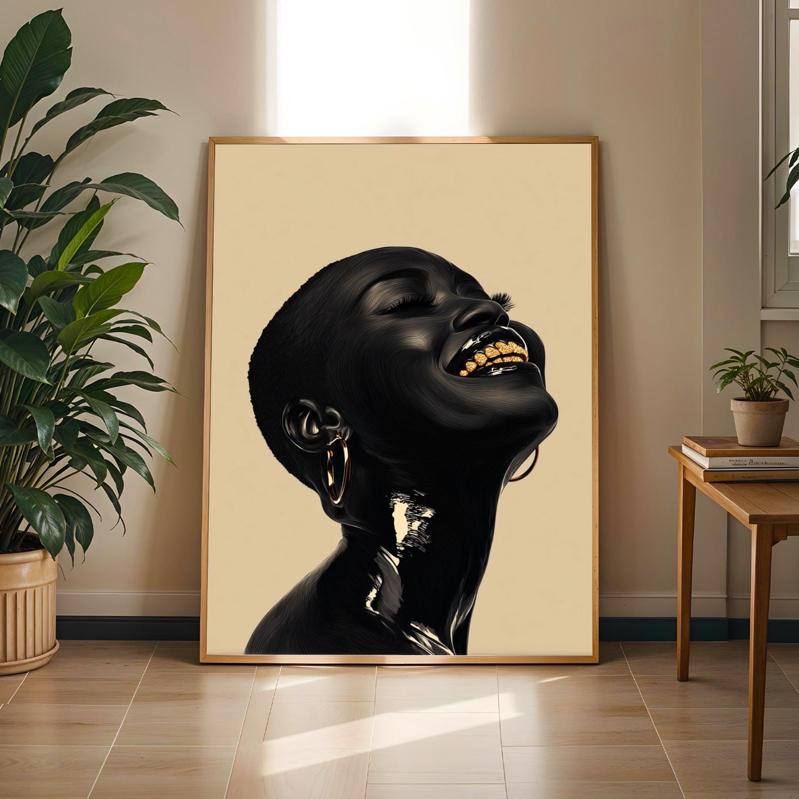 African Beauty Wall Art Print Soluna Soul