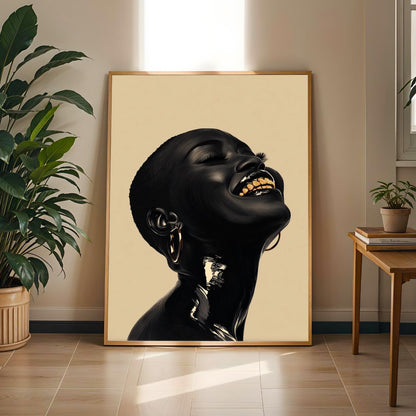 African Beauty Wall Art Print Soluna Soul