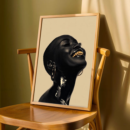 African Beauty Wall Art Print Soluna Soul