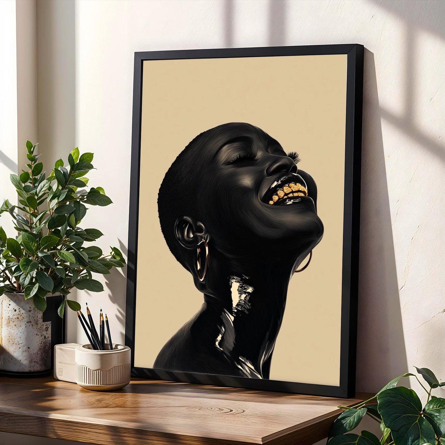 African Beauty Wall Art Print Soluna Soul