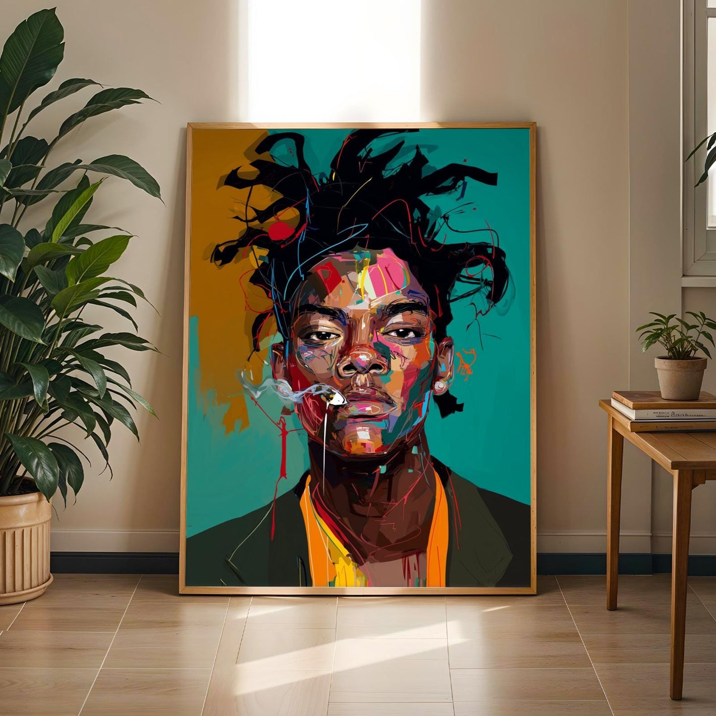 Basquiat Inspired Wall Art Print Soluna Soul