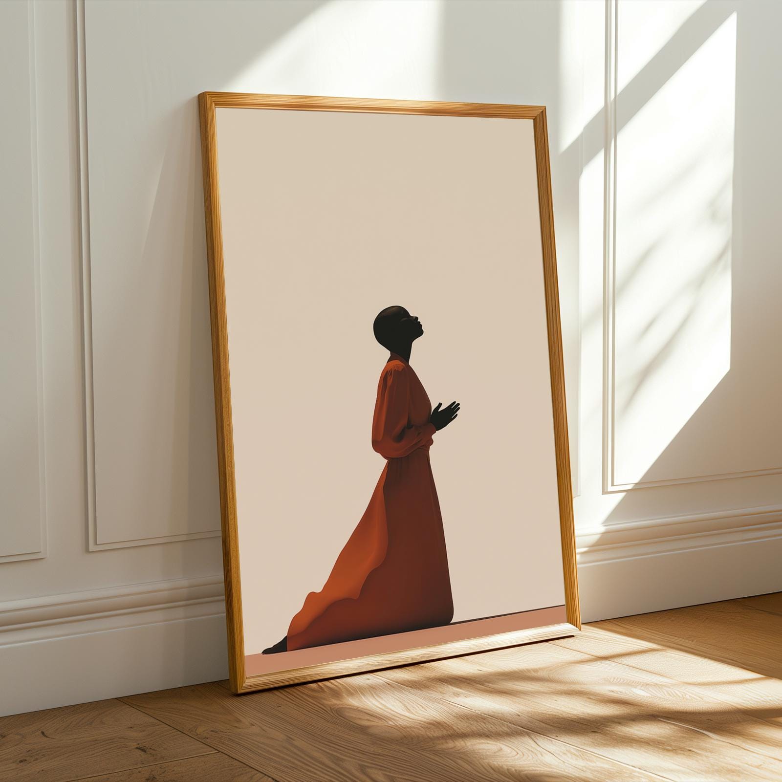 Surrender Silhouette Wall Art Print Soluna Soul