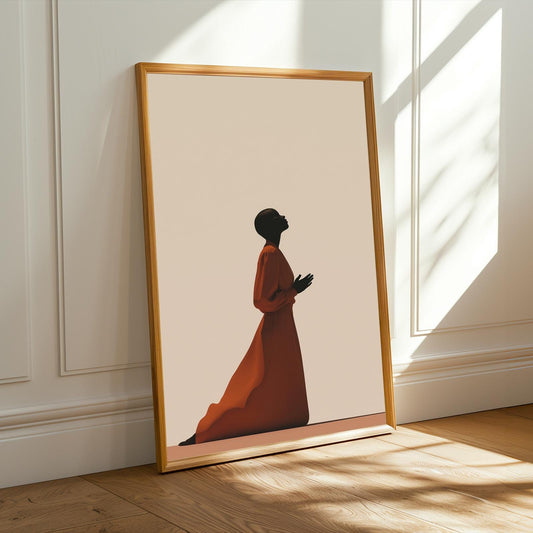 Surrender Silhouette Wall Art Print Soluna Soul