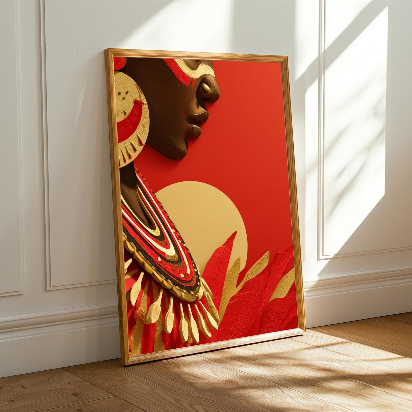 Adorned Figure Portrait Wall Art Print Soluna Soul