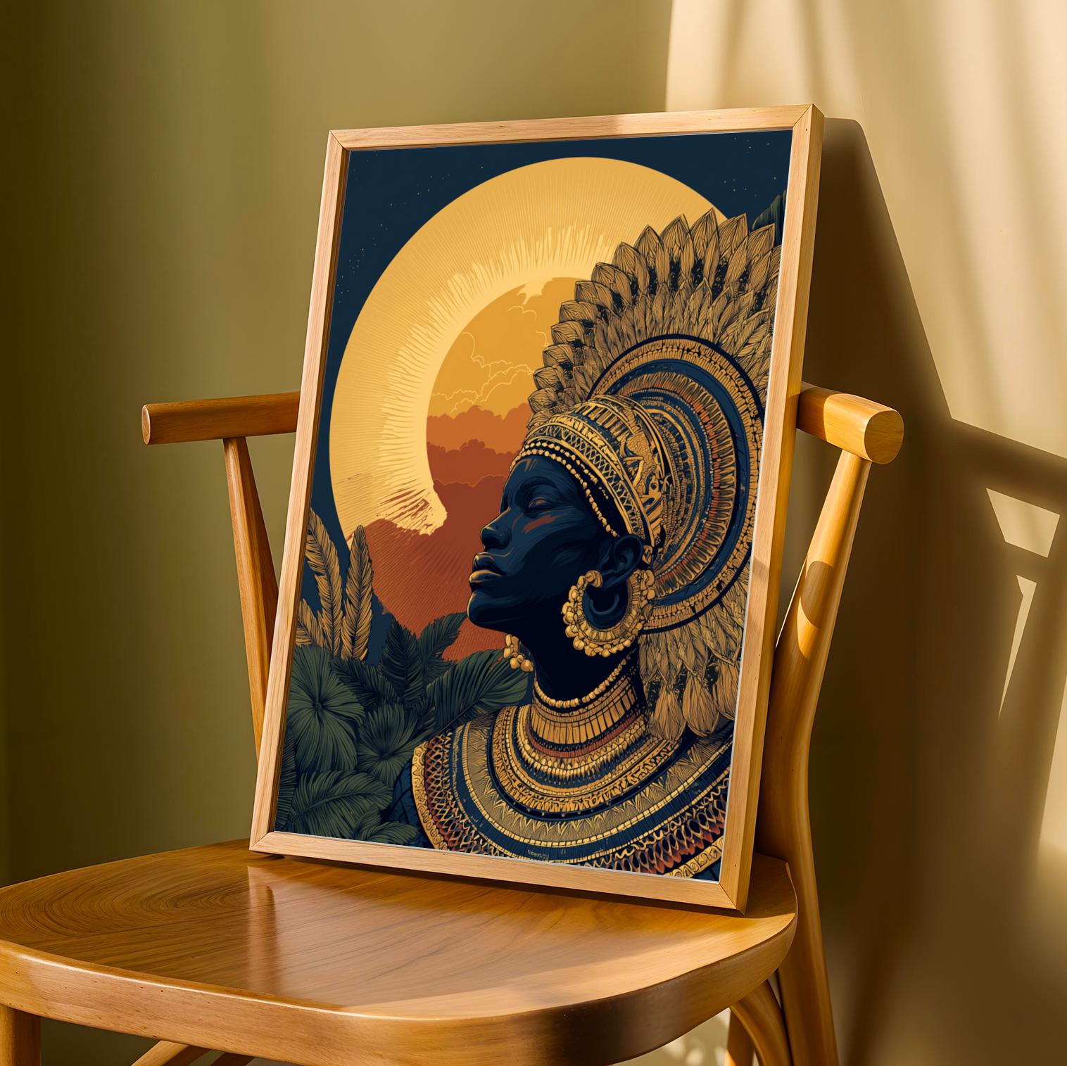 Regal Portrait Wall Art Print Soluna Soul