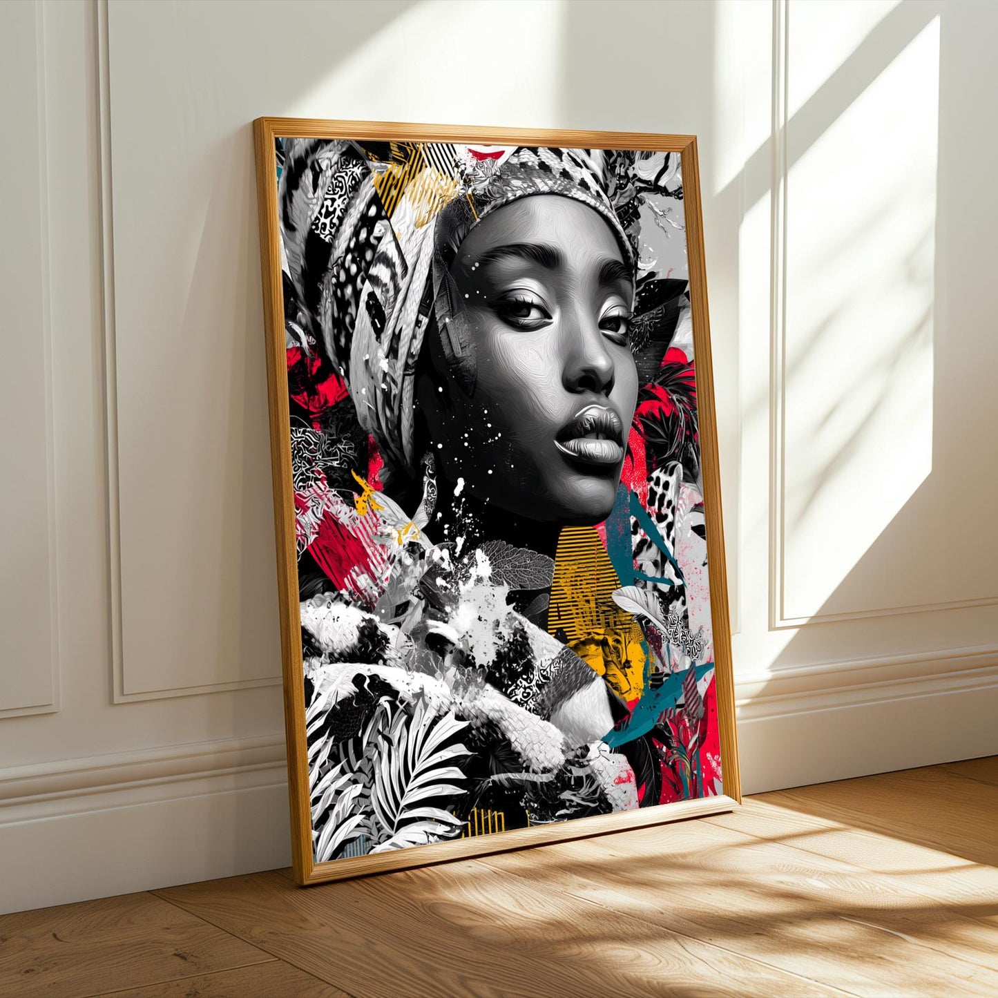 Regal Woman Portrait Wall Art Print Soluna Soul