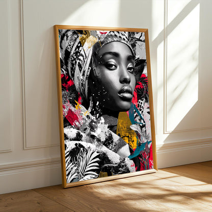 Regal Woman Portrait Wall Art Print Soluna Soul