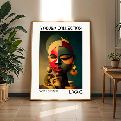 Yoruba Collection V1 Wall Art Print Soluna Soul