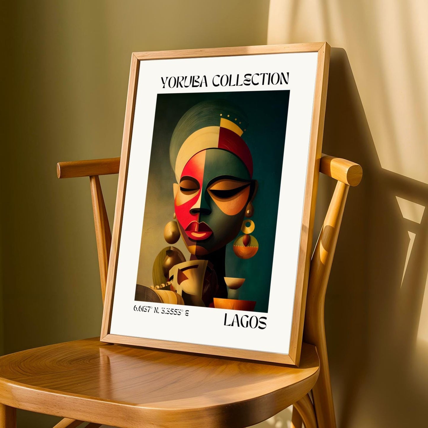 Yoruba Collection V1 Wall Art Print Soluna Soul