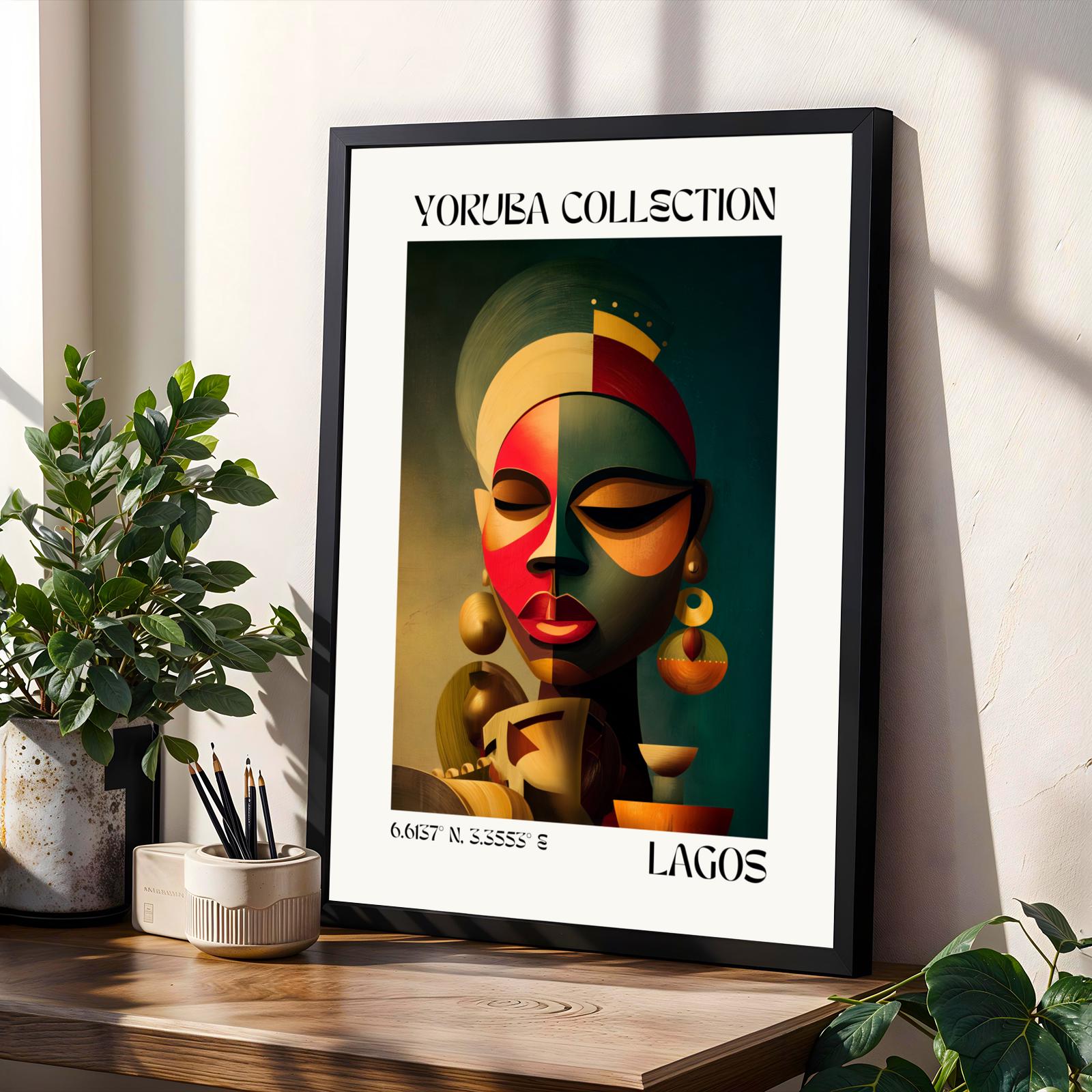 Yoruba Collection V1 Wall Art Print Soluna Soul