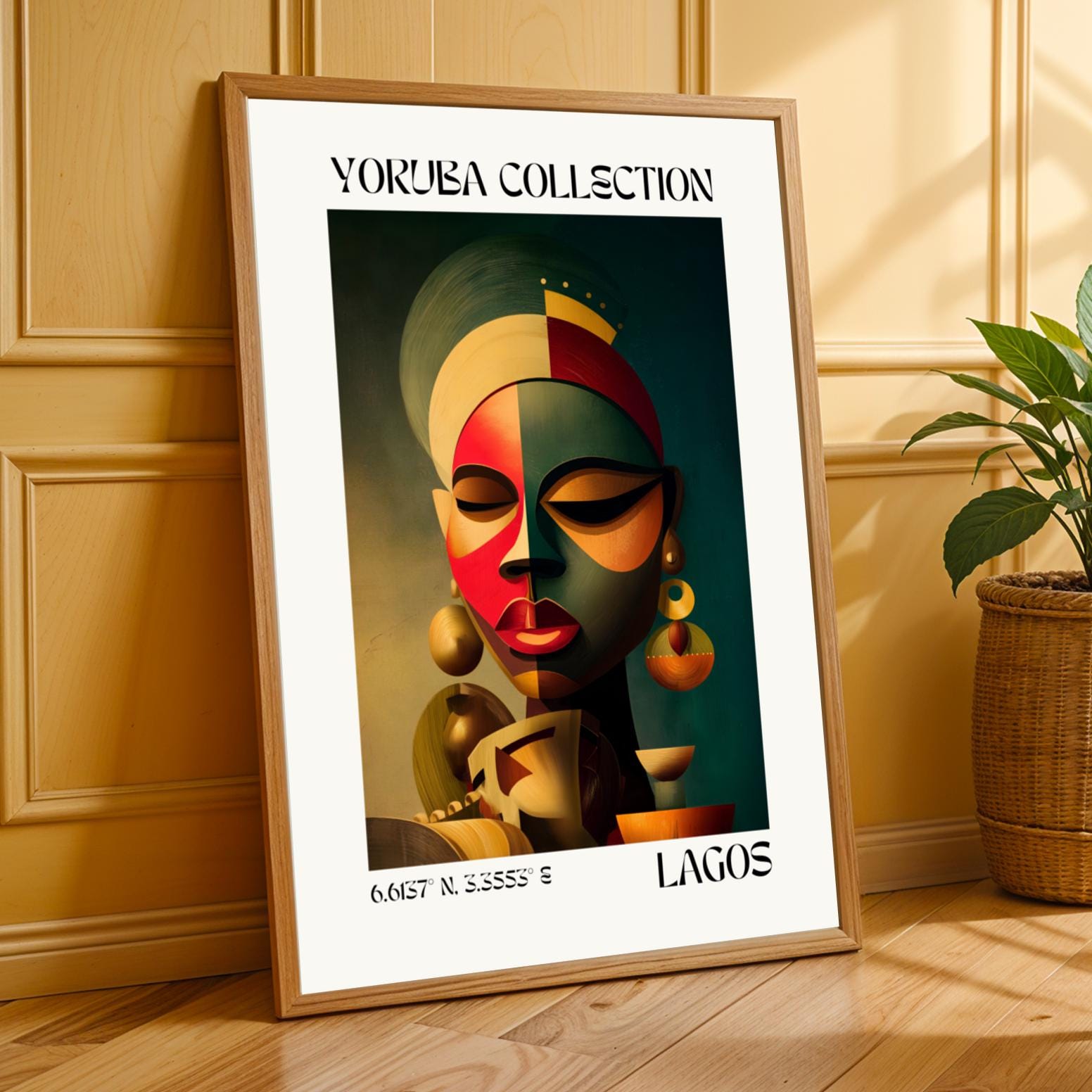 Yoruba Collection V1 Wall Art Print Soluna Soul