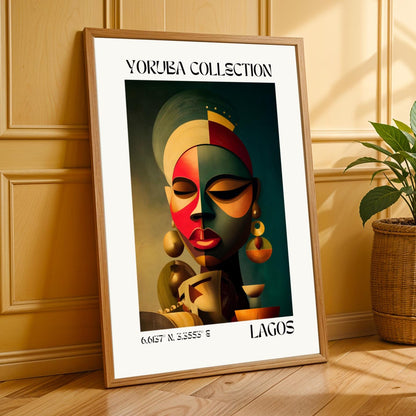 Yoruba Collection V1 Wall Art Print Soluna Soul