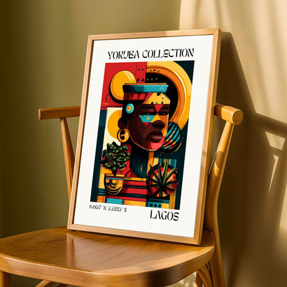 Yoruba Collection V3 Wall Art Print Soluna Soul