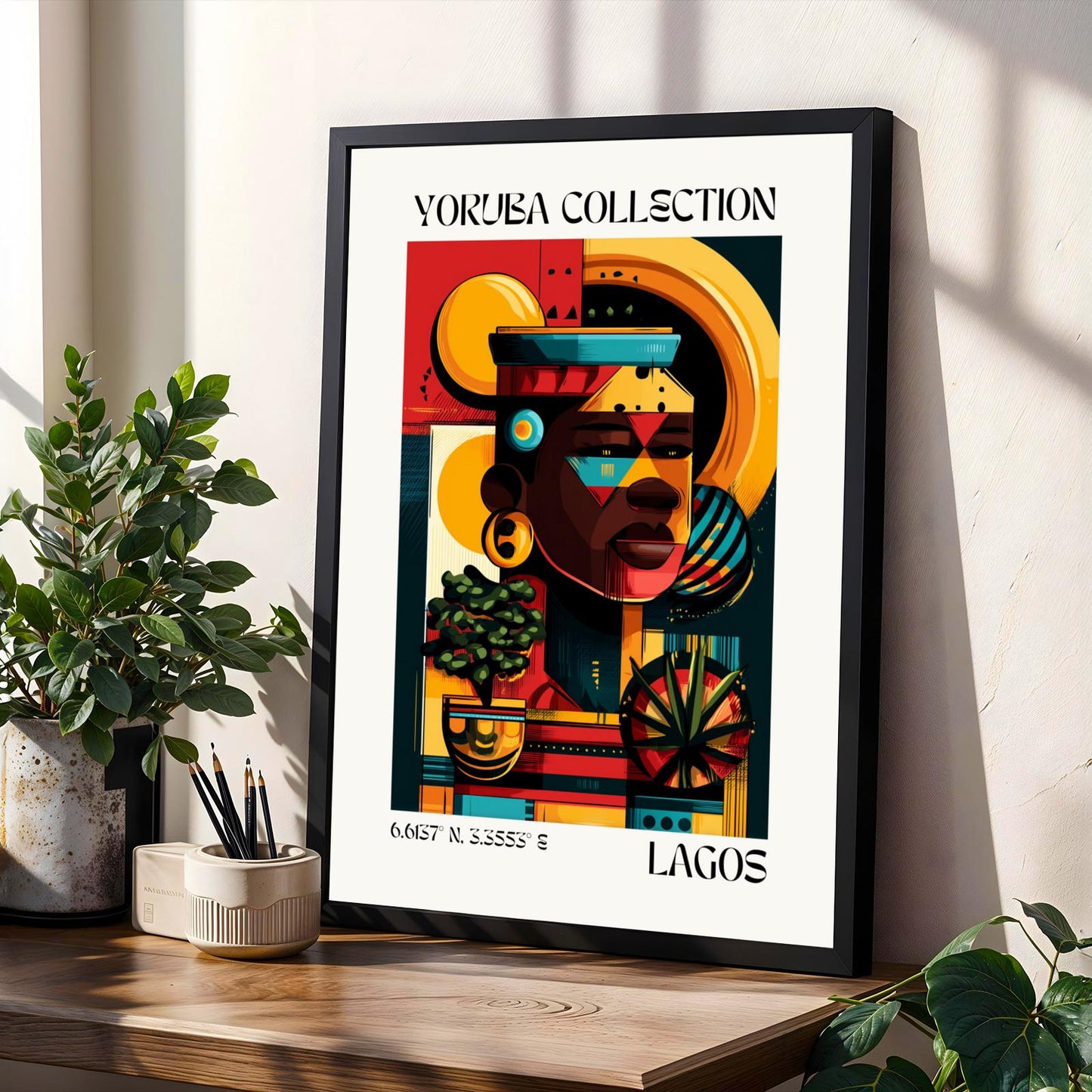 Yoruba Collection V3 Wall Art Print Soluna Soul