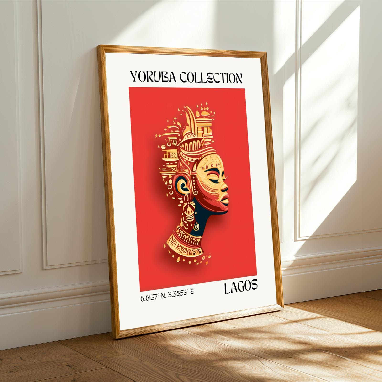 Yoruba Collection V4 Wall Art Print Soluna Soul