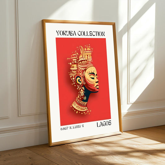Yoruba Collection V4 Wall Art Print Soluna Soul
