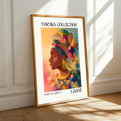 Yoruba Collection V5 Wall Art Print Soluna Soul