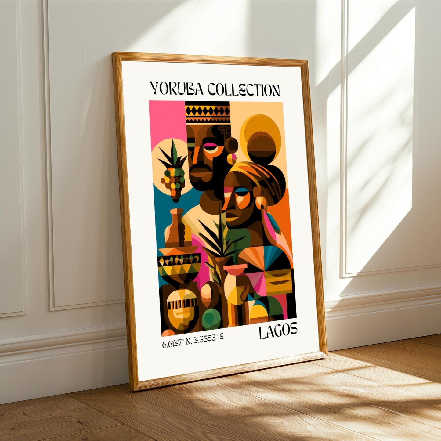 Yoruba Collection V6 Wall Art Print Soluna Soul