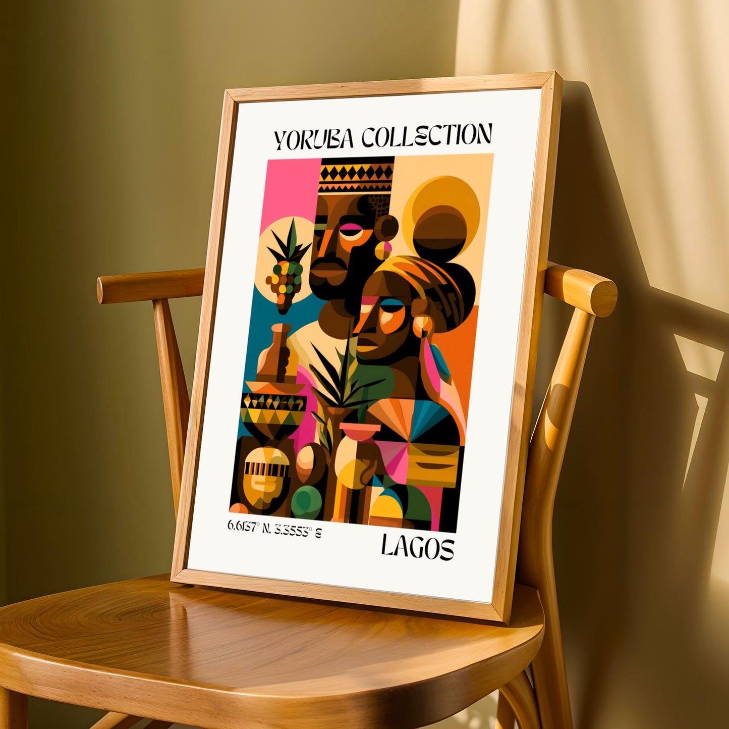 Yoruba Collection V6 Wall Art Print Soluna Soul