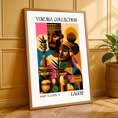 Yoruba Collection V6 Wall Art Print Soluna Soul
